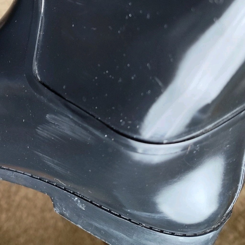 COACH Rain Boots Tall Women Shoes Black Size 10B 40 260(1.5) SEE BCL.0ME-00 - Picture 15 of 16